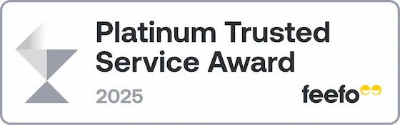 feefo Platinum Service Award