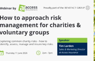 Webinar by Access Insurance: How to approach risk management for charities & voluntary groups
